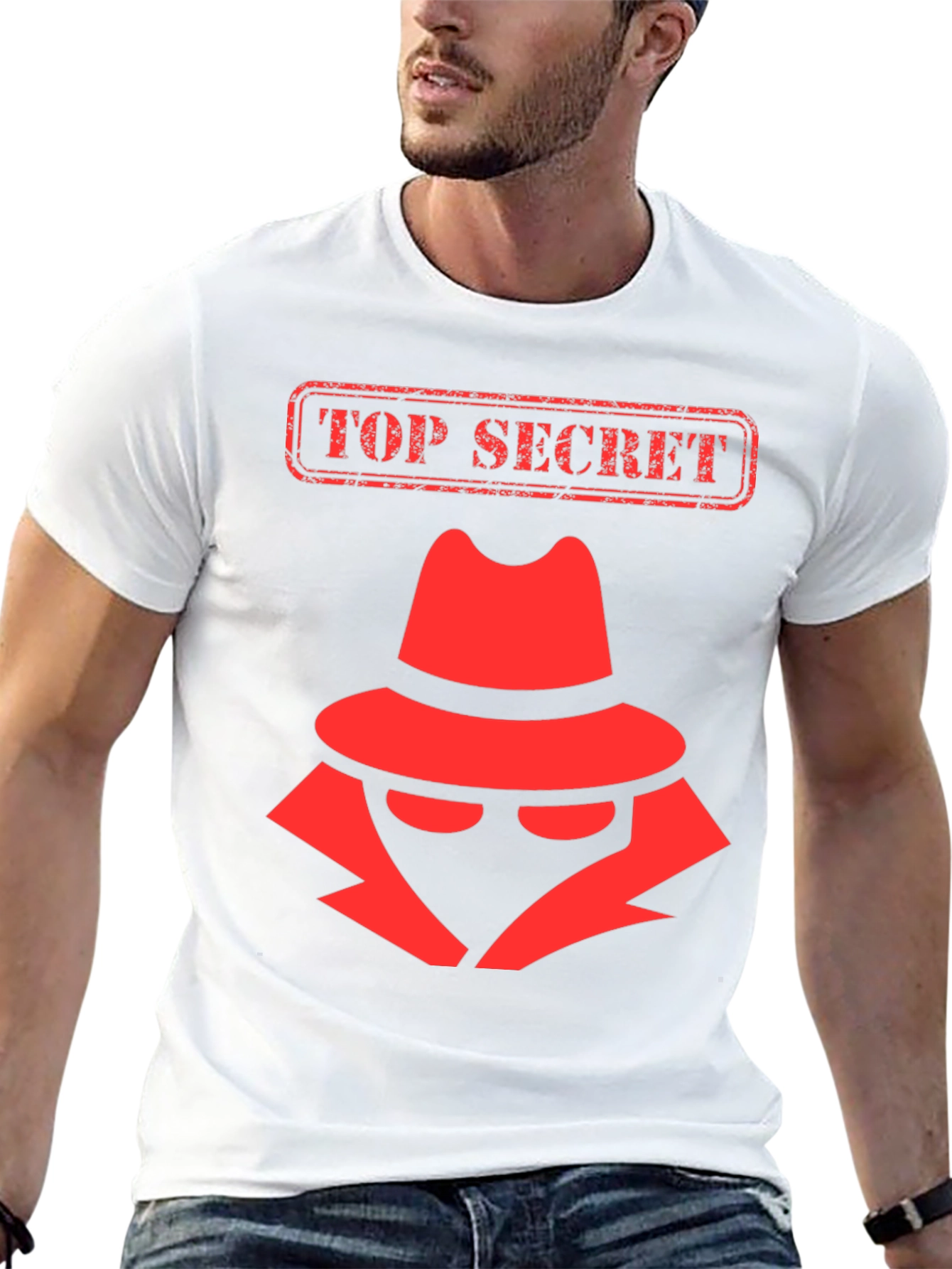 Top Secret Spy T-Shirt - Detective Design
