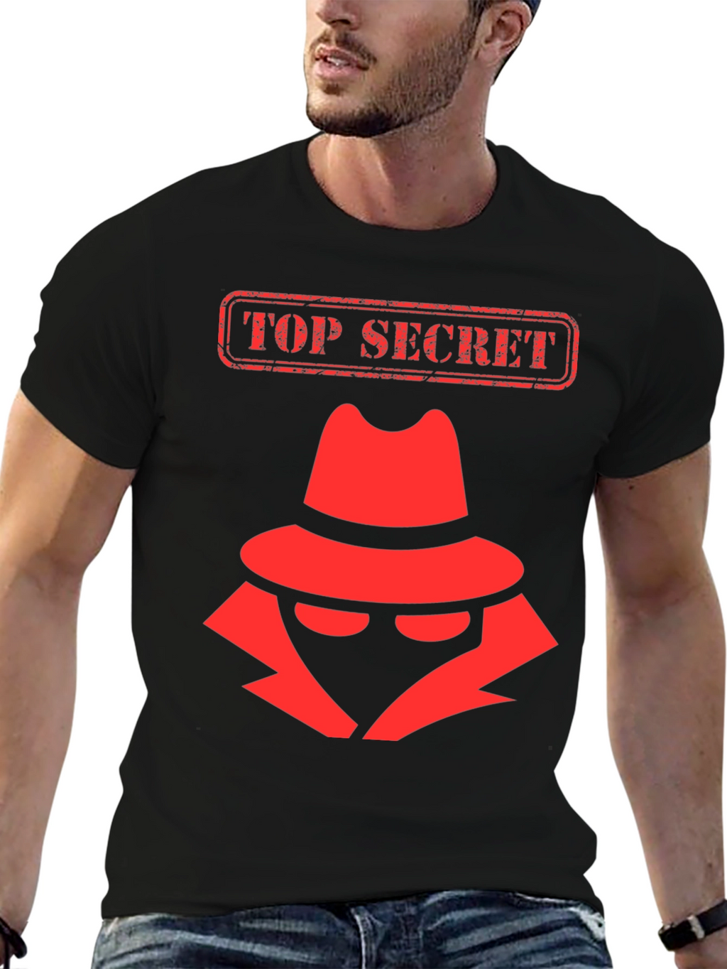 Top Secret Spy T-Shirt - Detective Design