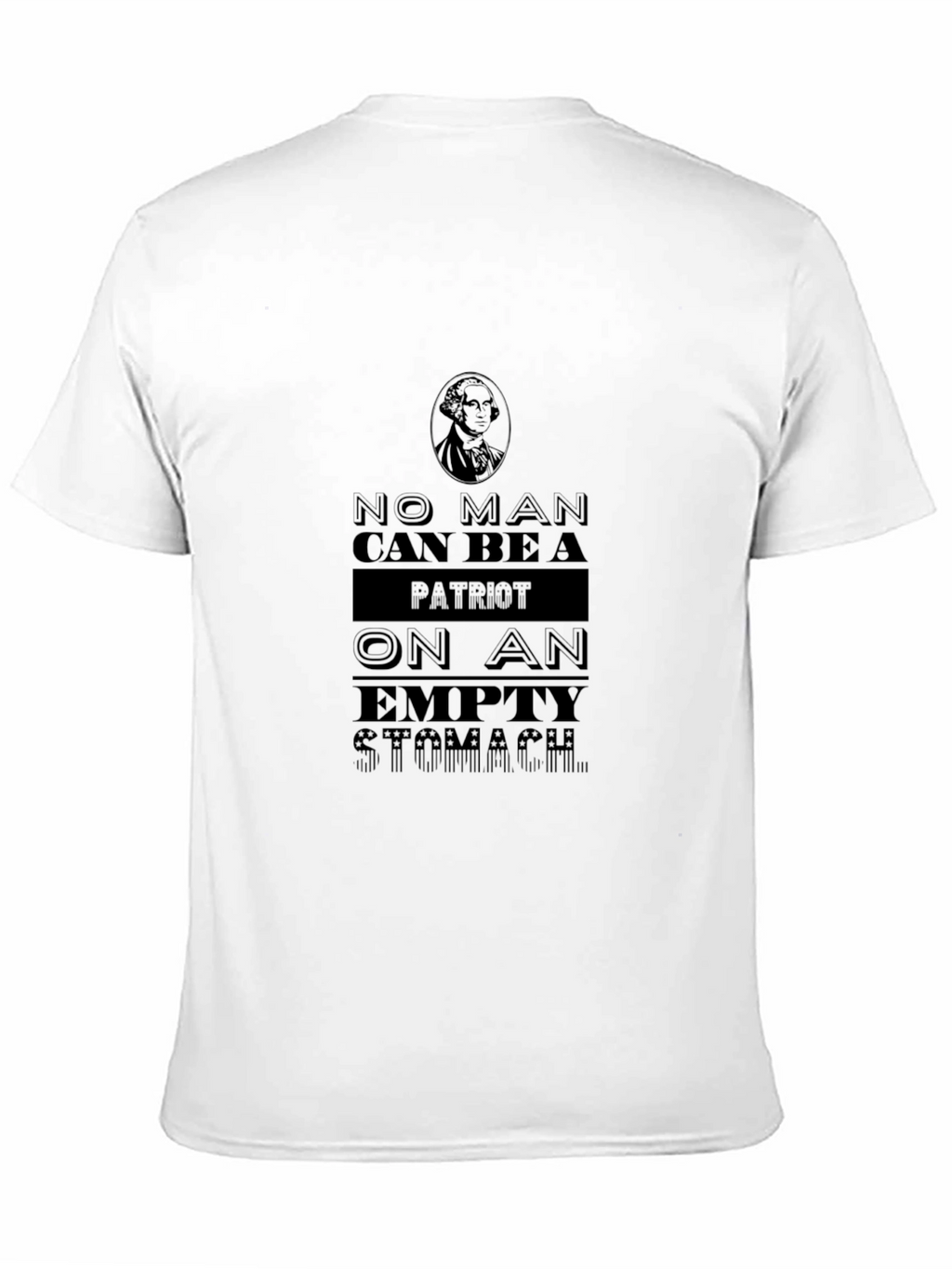 Patriot Quote Graphic Black T-Shirt