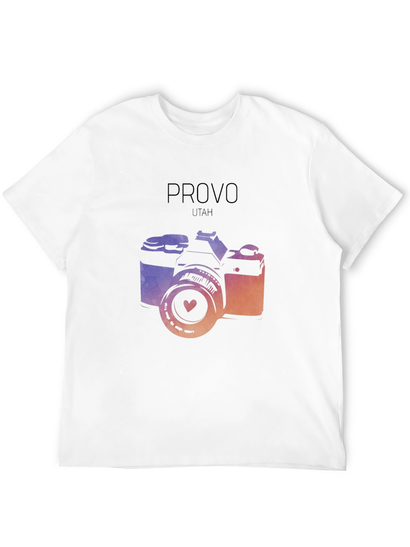 Provo Utah Camera Graphic T-Shirt