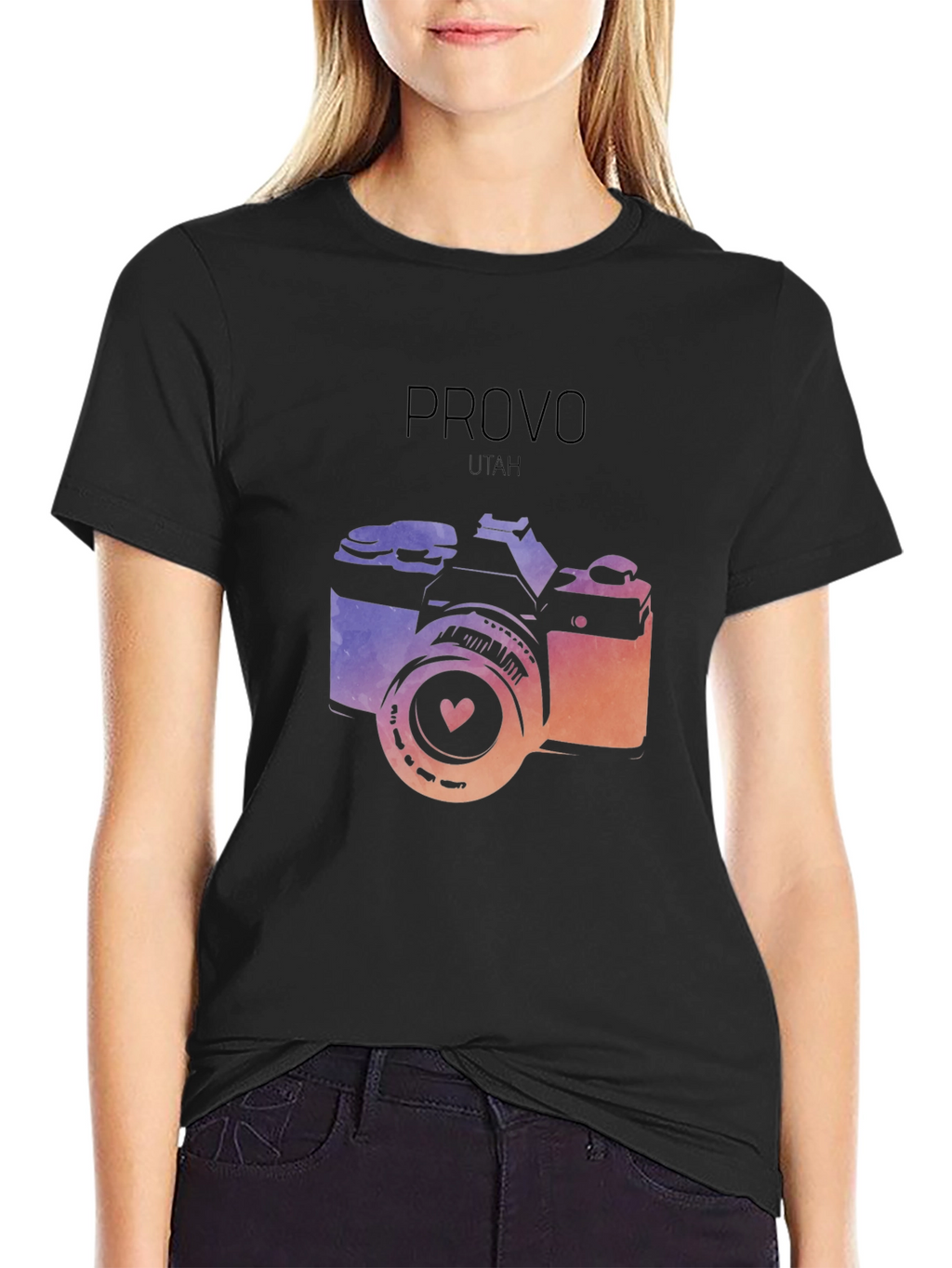 Provo Utah Camera Graphic T-Shirt