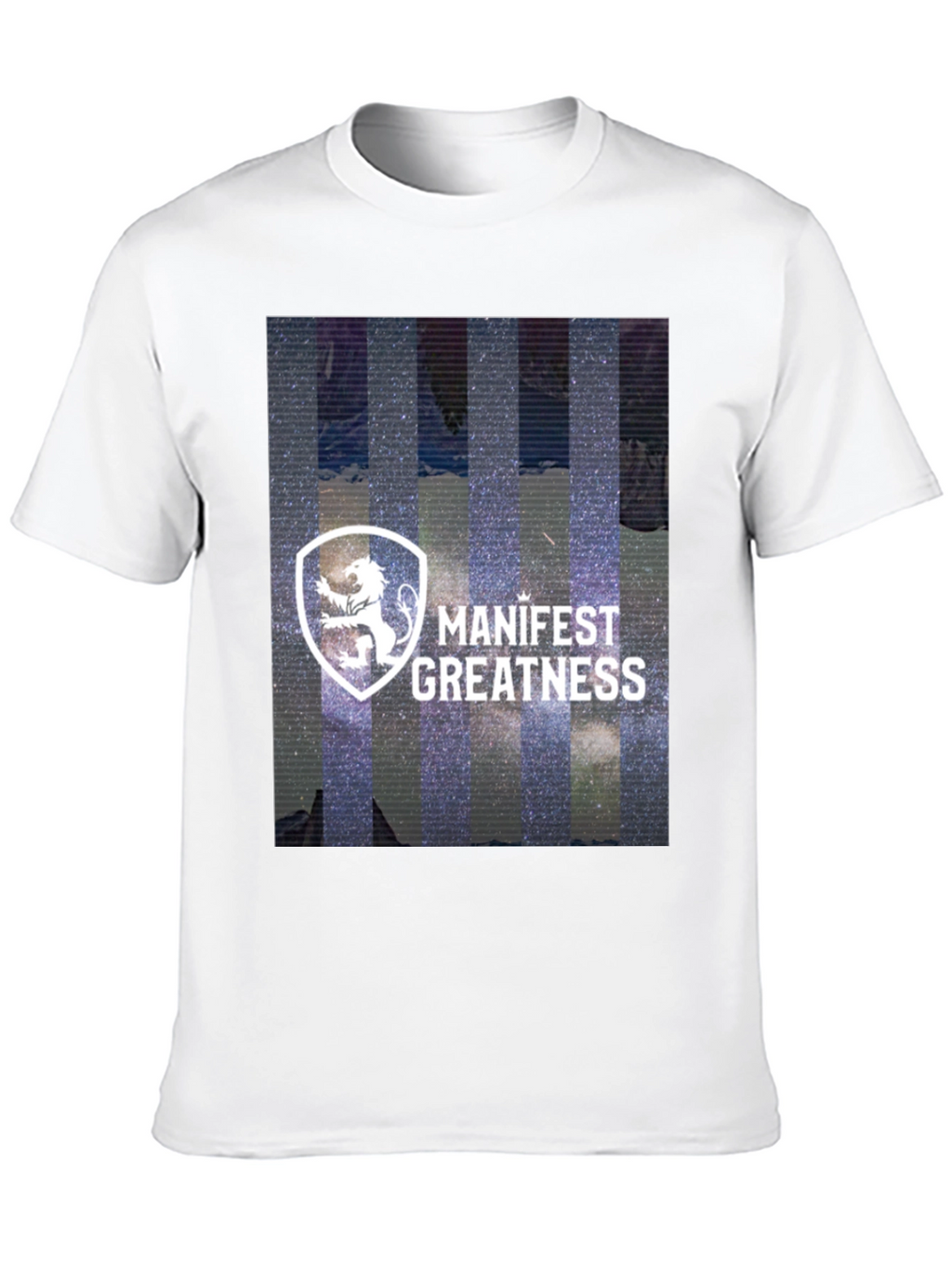 Manifest Greatness Graphic Tee - Modern Black T-Shirt