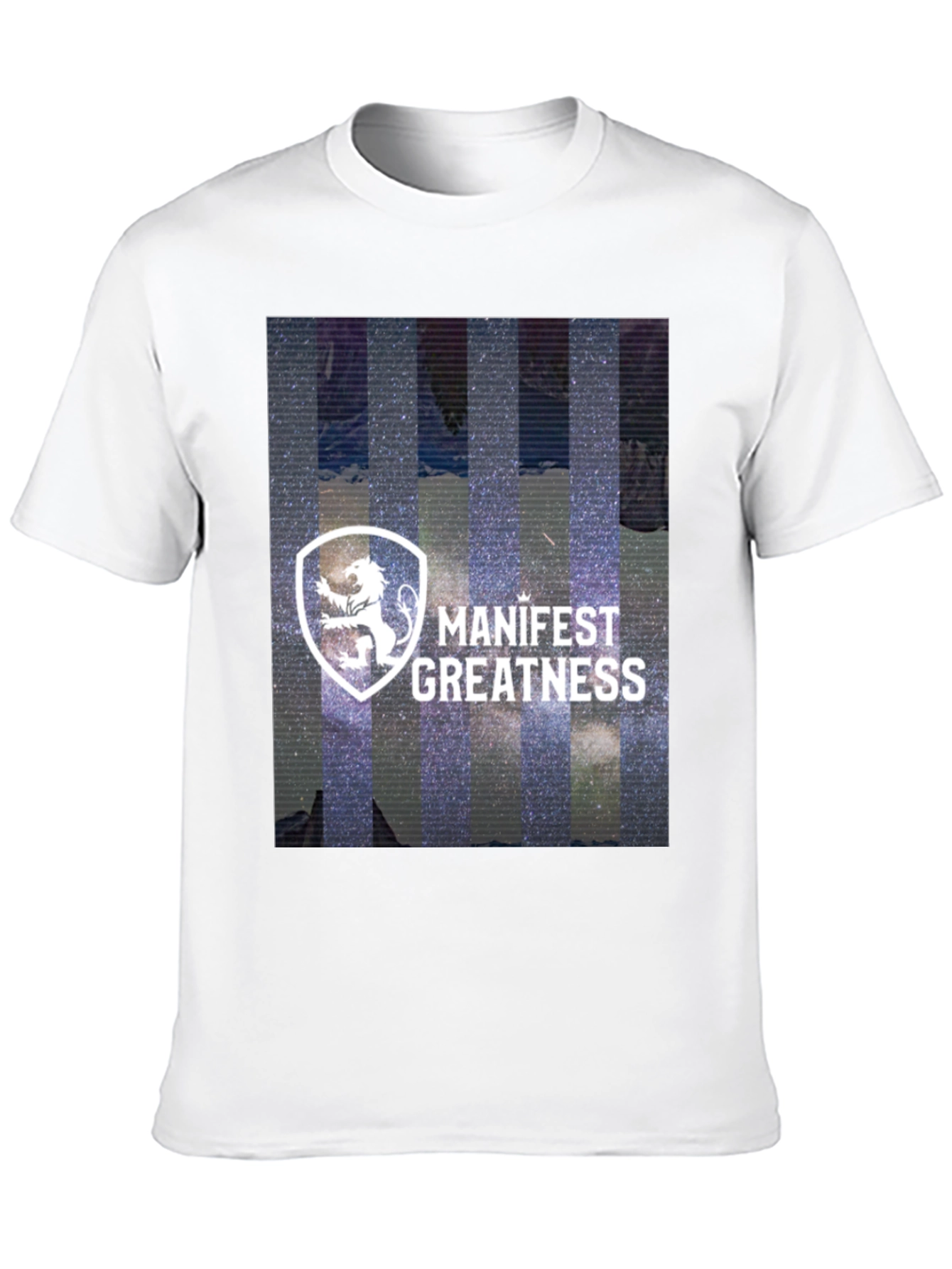 Manifest Greatness Graphic Tee - Modern Black T-Shirt