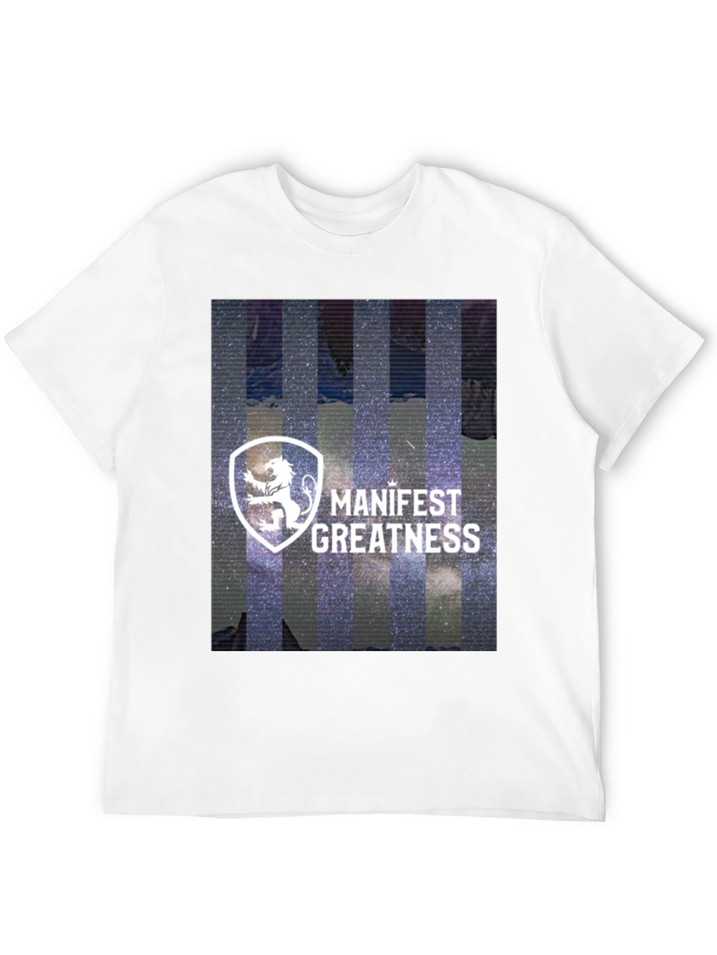 Manifest Greatness Graphic Tee - Modern Black T-Shirt