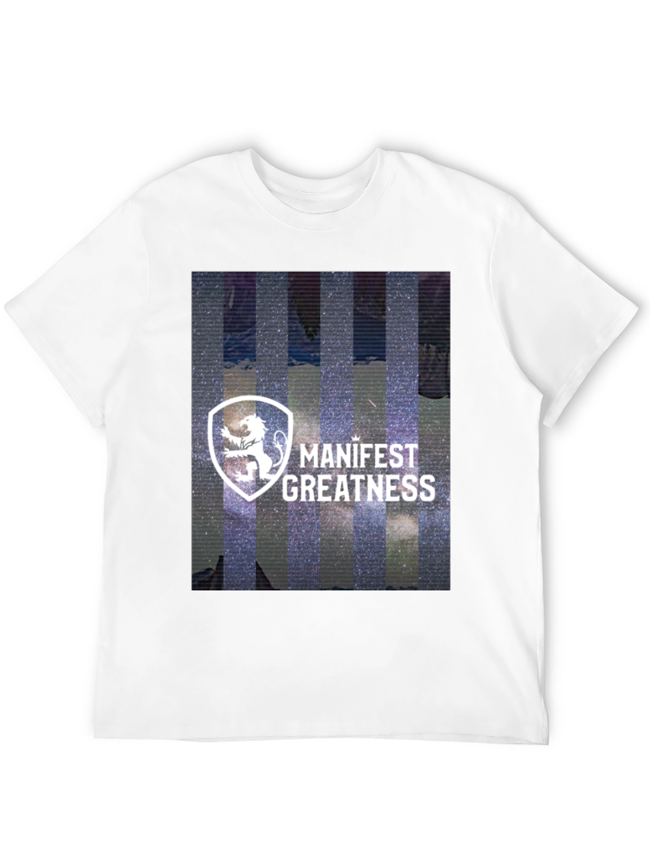 Manifest Greatness Graphic Tee - Modern Black T-Shirt