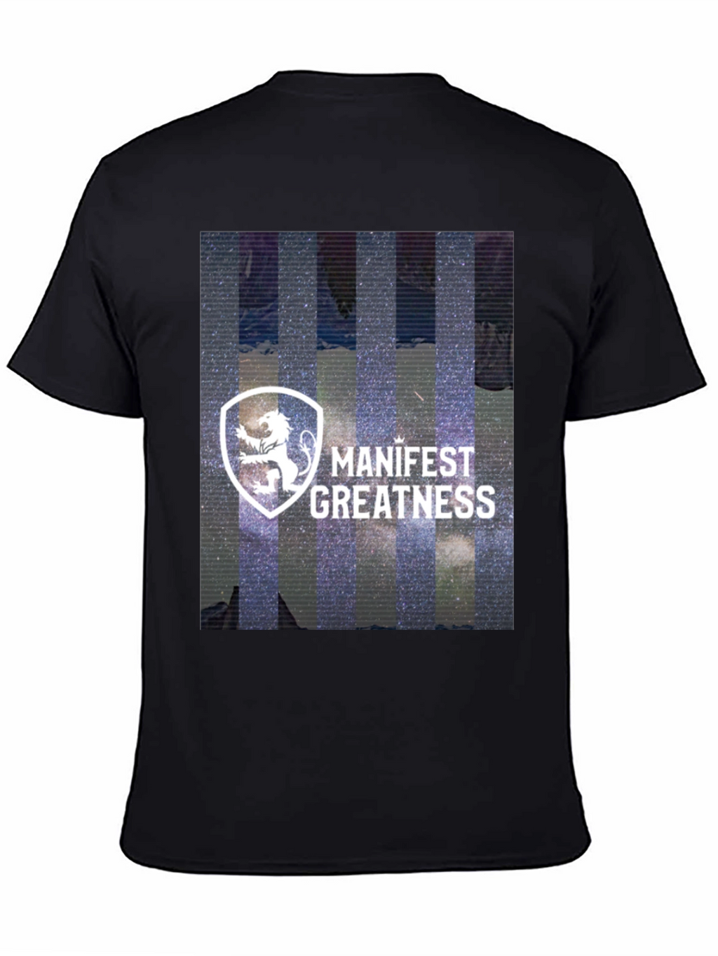 Manifest Greatness Graphic Tee - Modern Black T-Shirt
