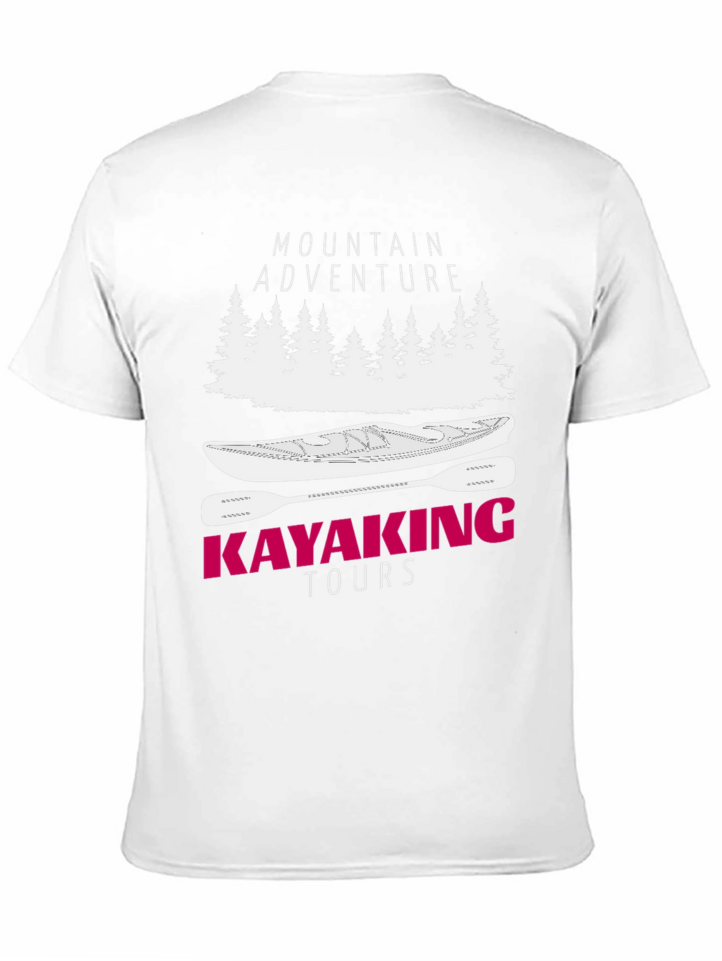 Mountain Adventure Kayaking Tours Graphic T-Shirt