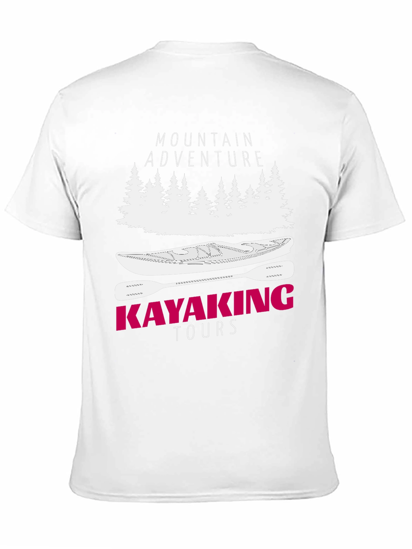 Mountain Adventure Kayaking Tours Graphic T-Shirt