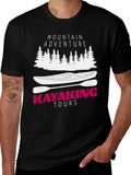 Mountain Adventure Kayaking Tours Graphic T-Shirt