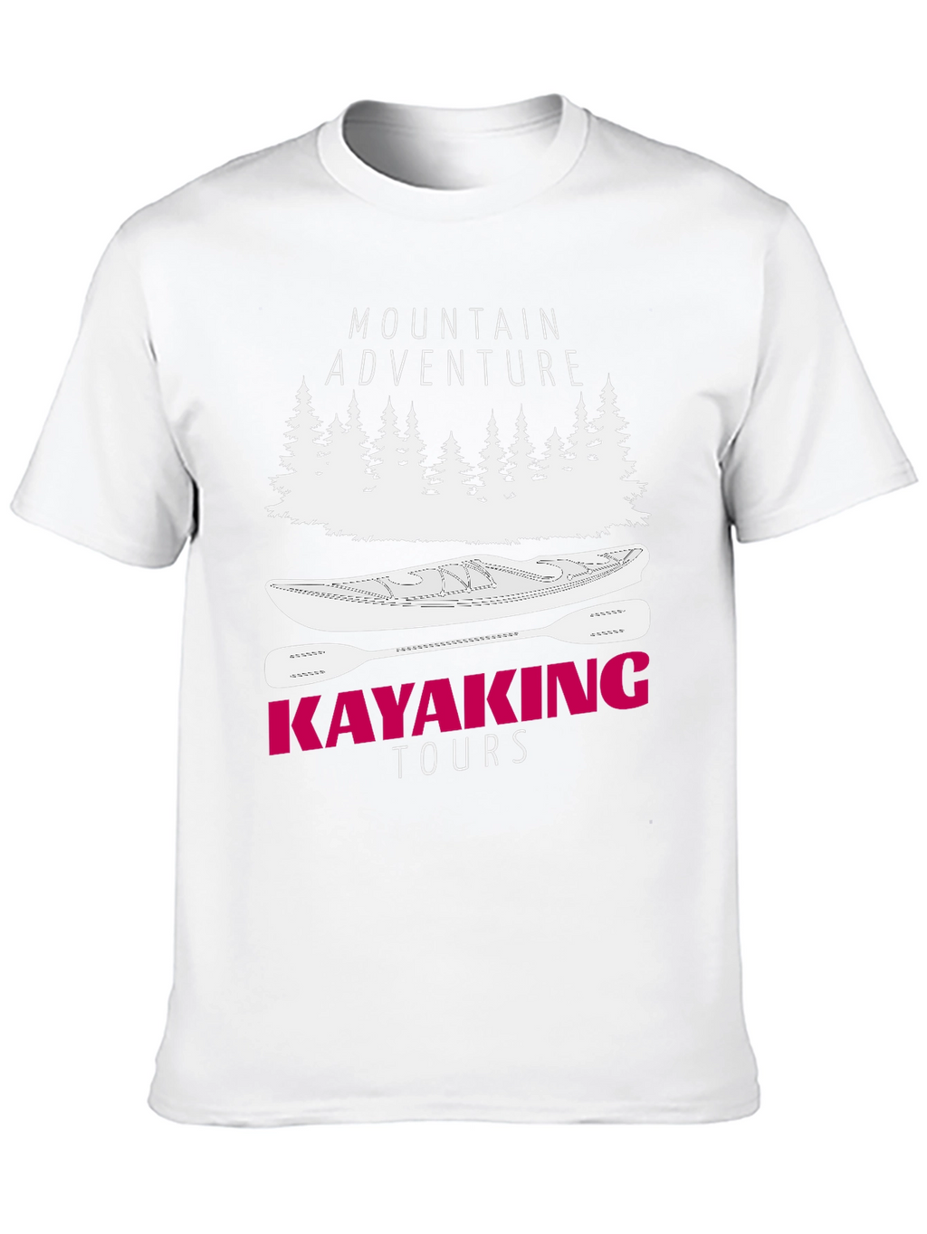 Mountain Adventure Kayaking Tours Graphic T-Shirt
