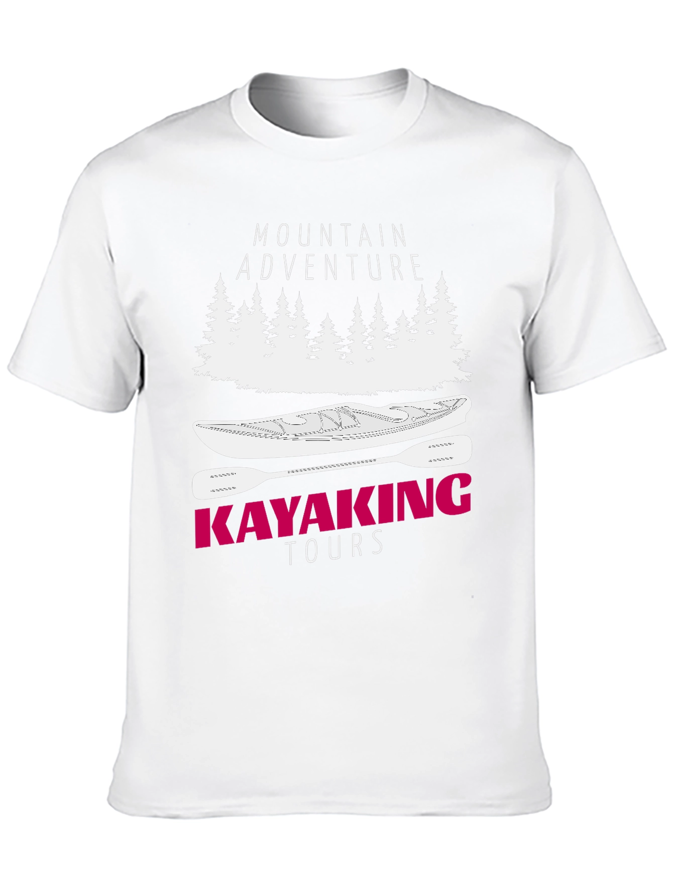 Mountain Adventure Kayaking Tours Graphic T-Shirt