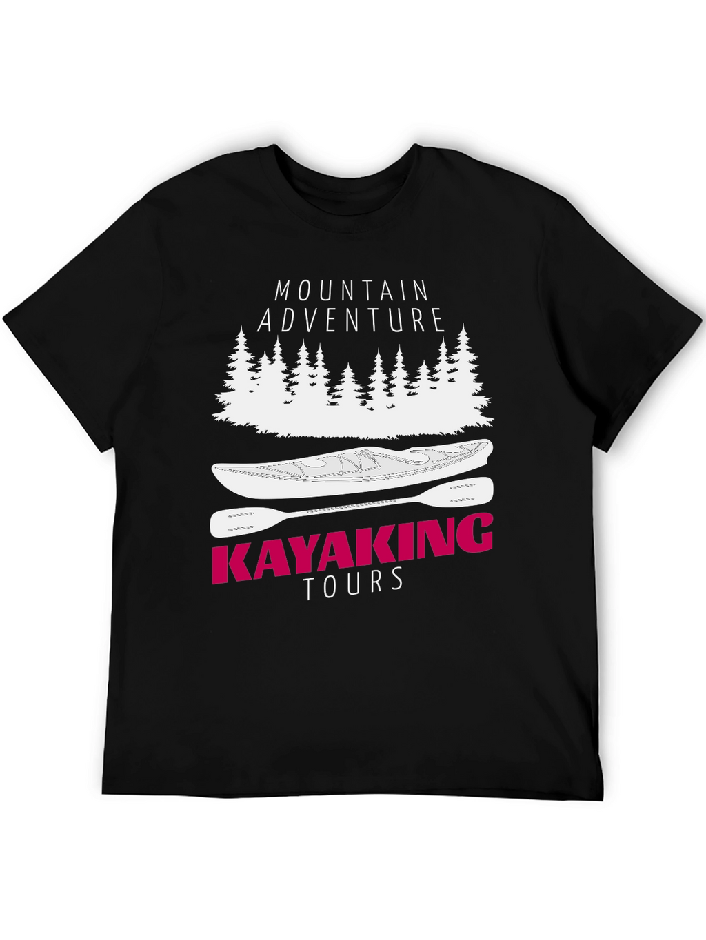Mountain Adventure Kayaking Tours Graphic T-Shirt
