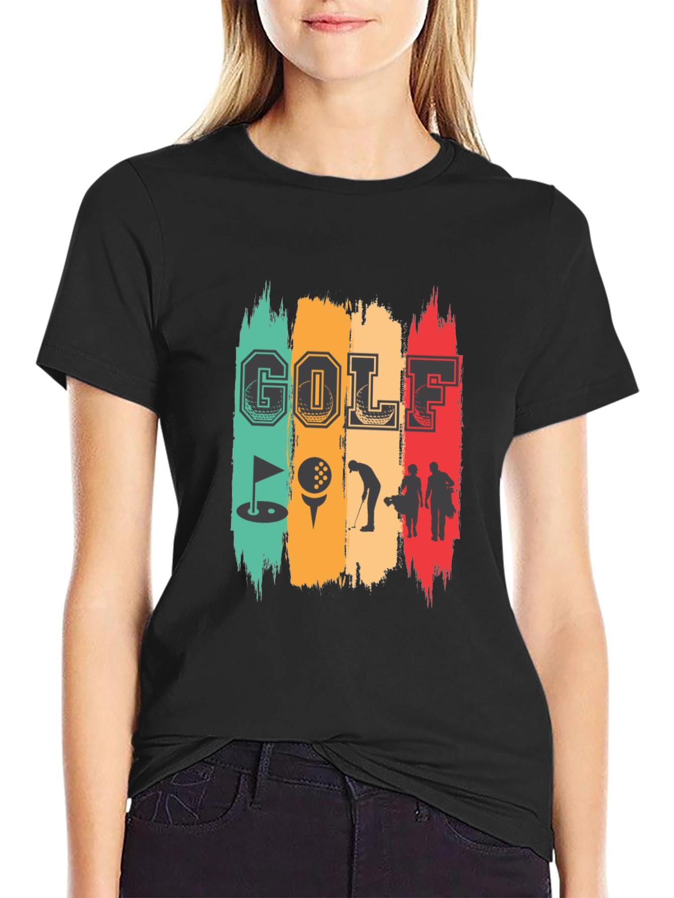 Golf Graphic T-Shirt - Retro Design