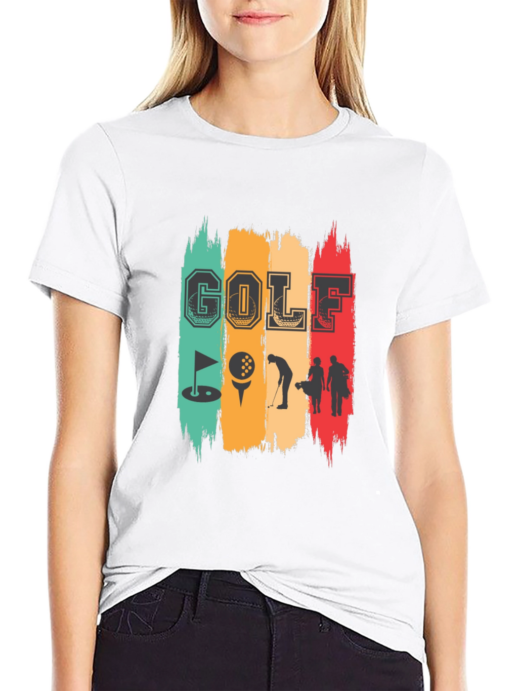 Golf Graphic T-Shirt - Retro Design