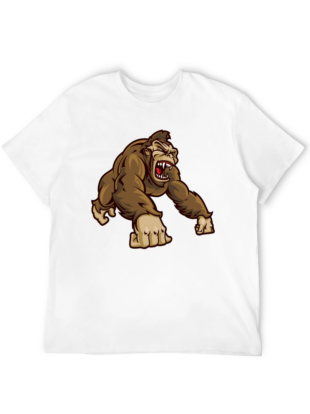 Mens Gorilla Graphic Tee - Black