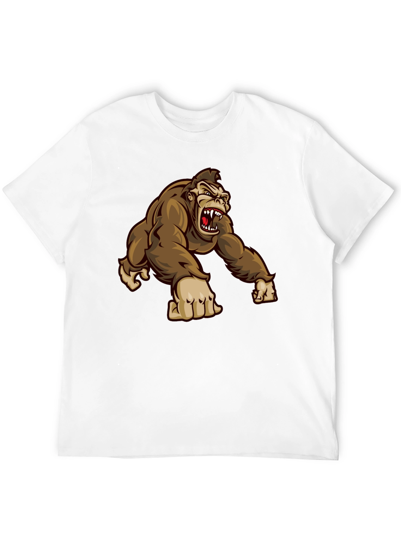 Mens Gorilla Graphic Tee - Black