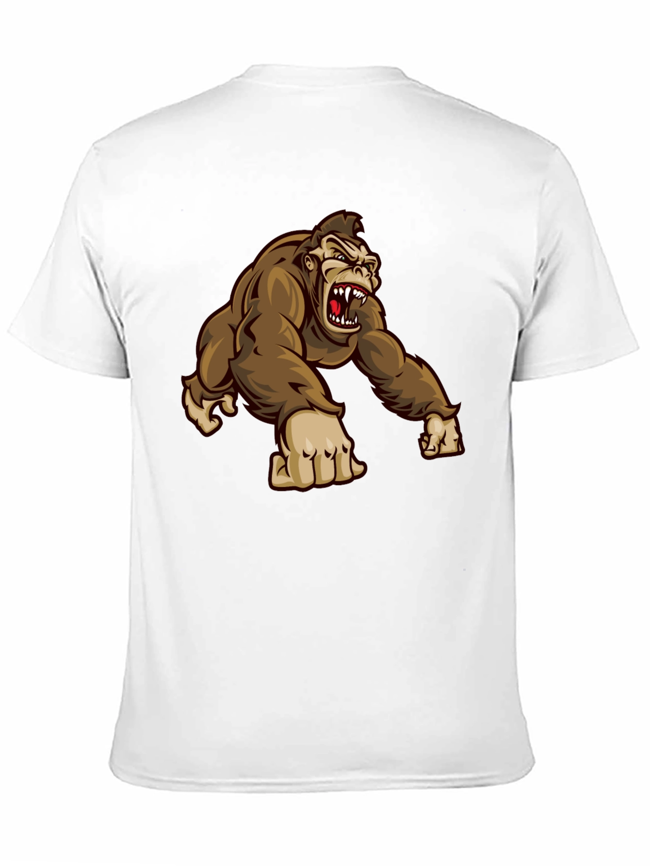 Mens Gorilla Graphic Tee - Black
