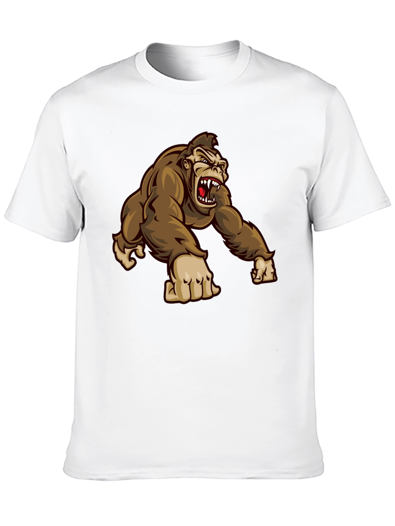 Mens Gorilla Graphic Tee - Black