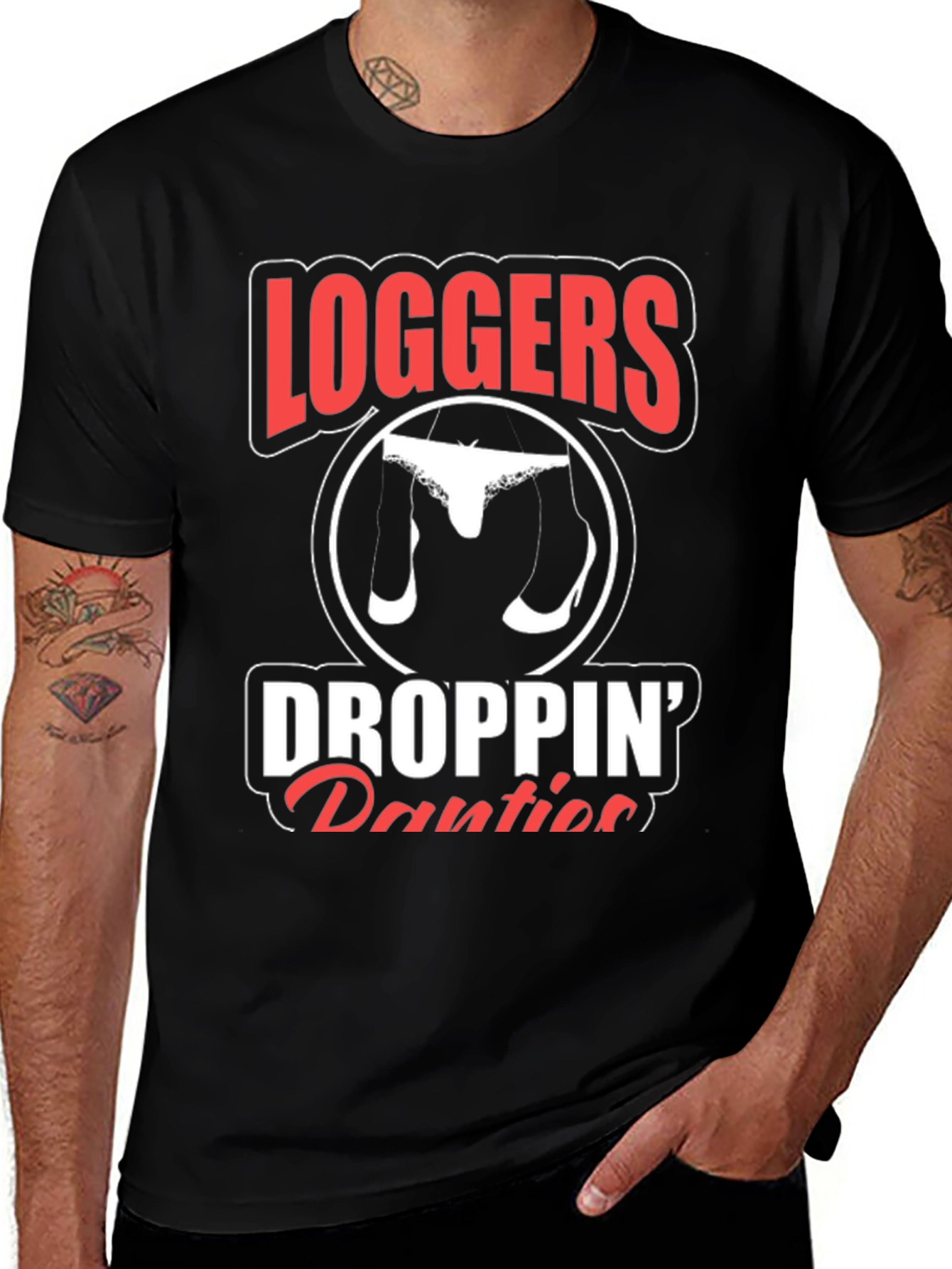 Loggers Droppin Panties Graphic Tee