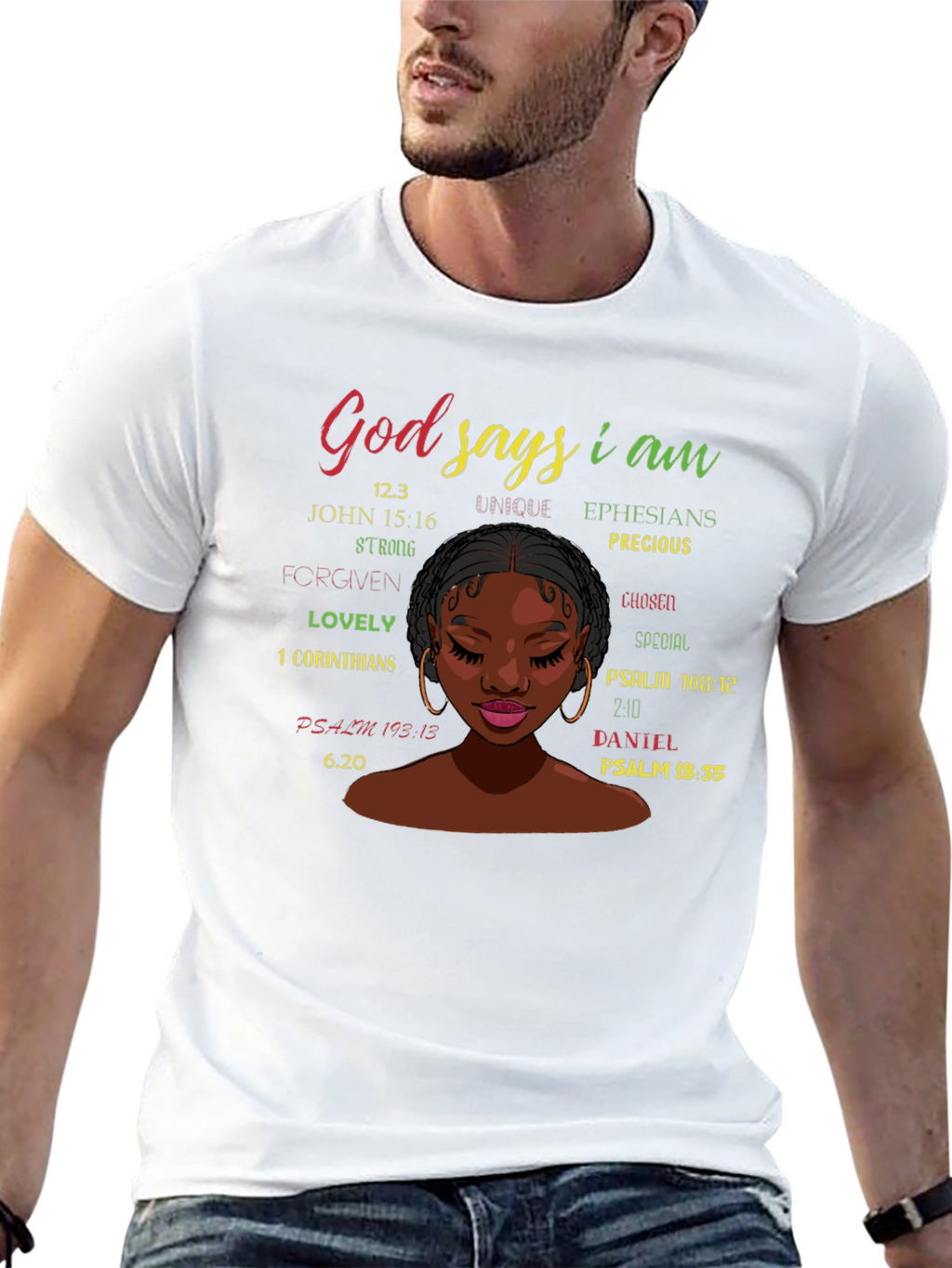 God Says I Am T-Shirt: Inspirational Christian Tee