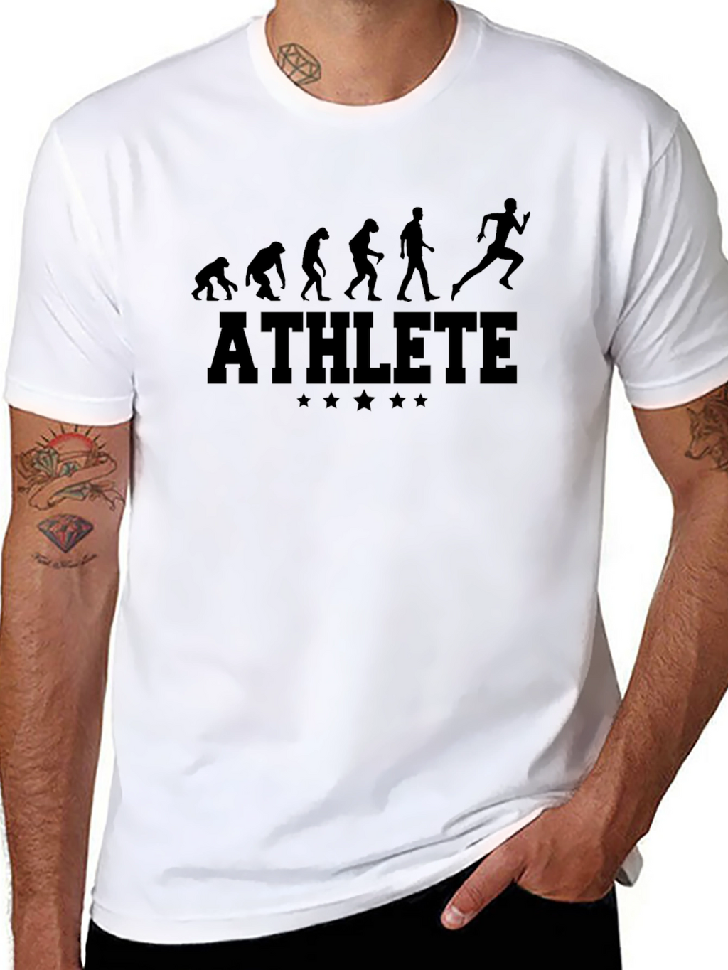 Athlete Evolution T-Shirt - Funny Gym & Running Tee