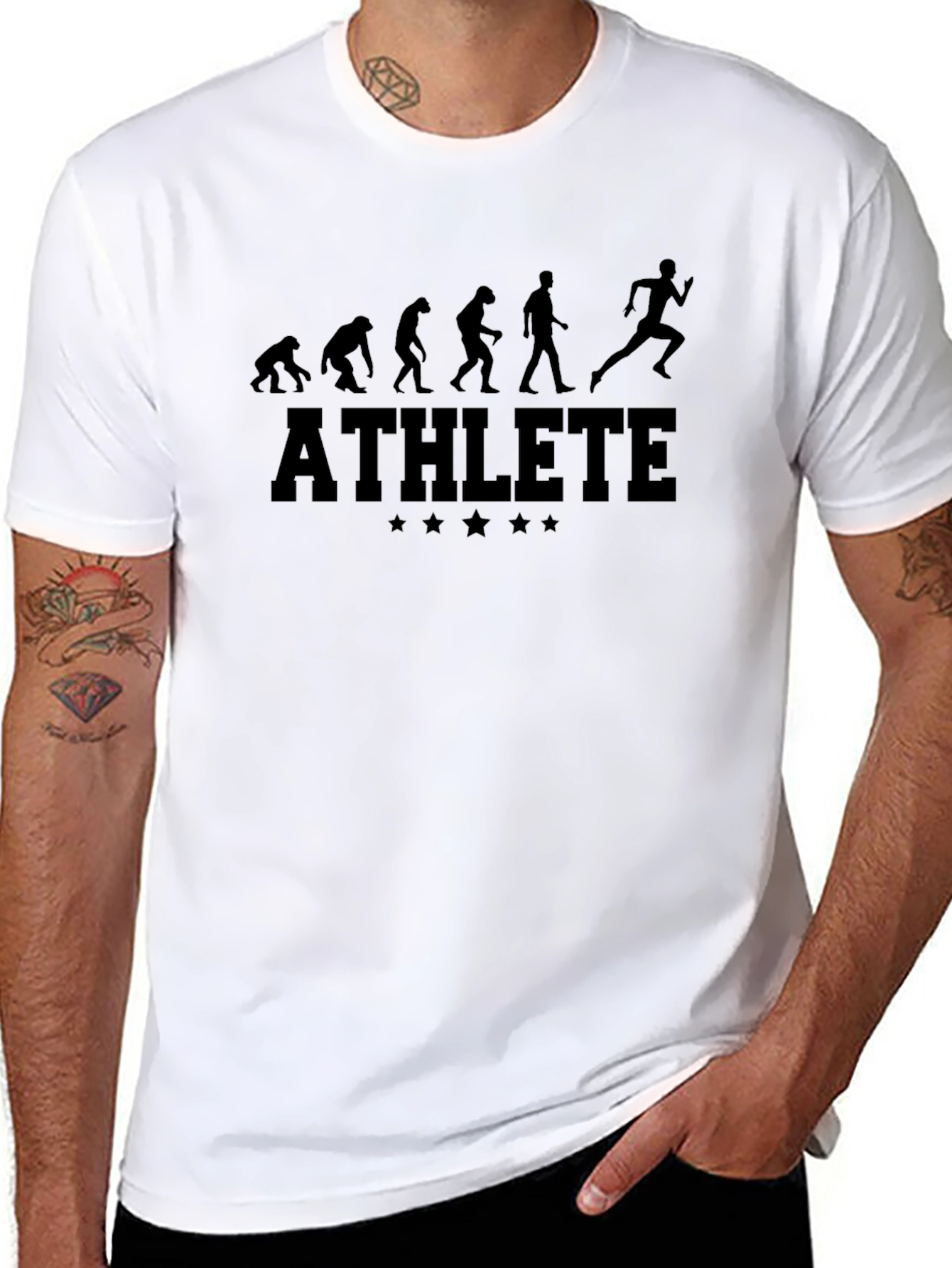 Athlete Evolution T-Shirt - Funny Gym & Running Tee