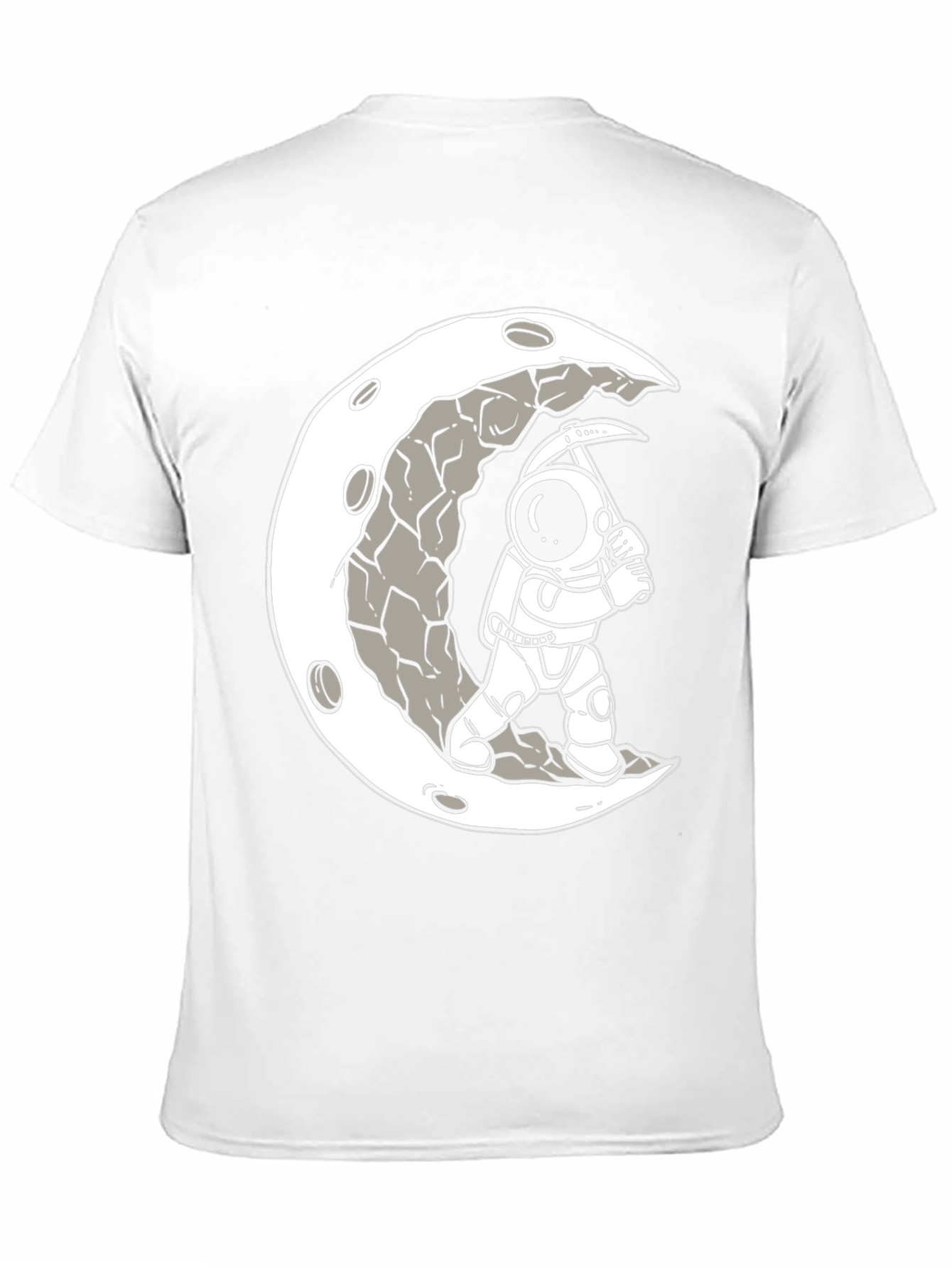 Moon Miner Graphic Tee - Astronaut T-Shirt