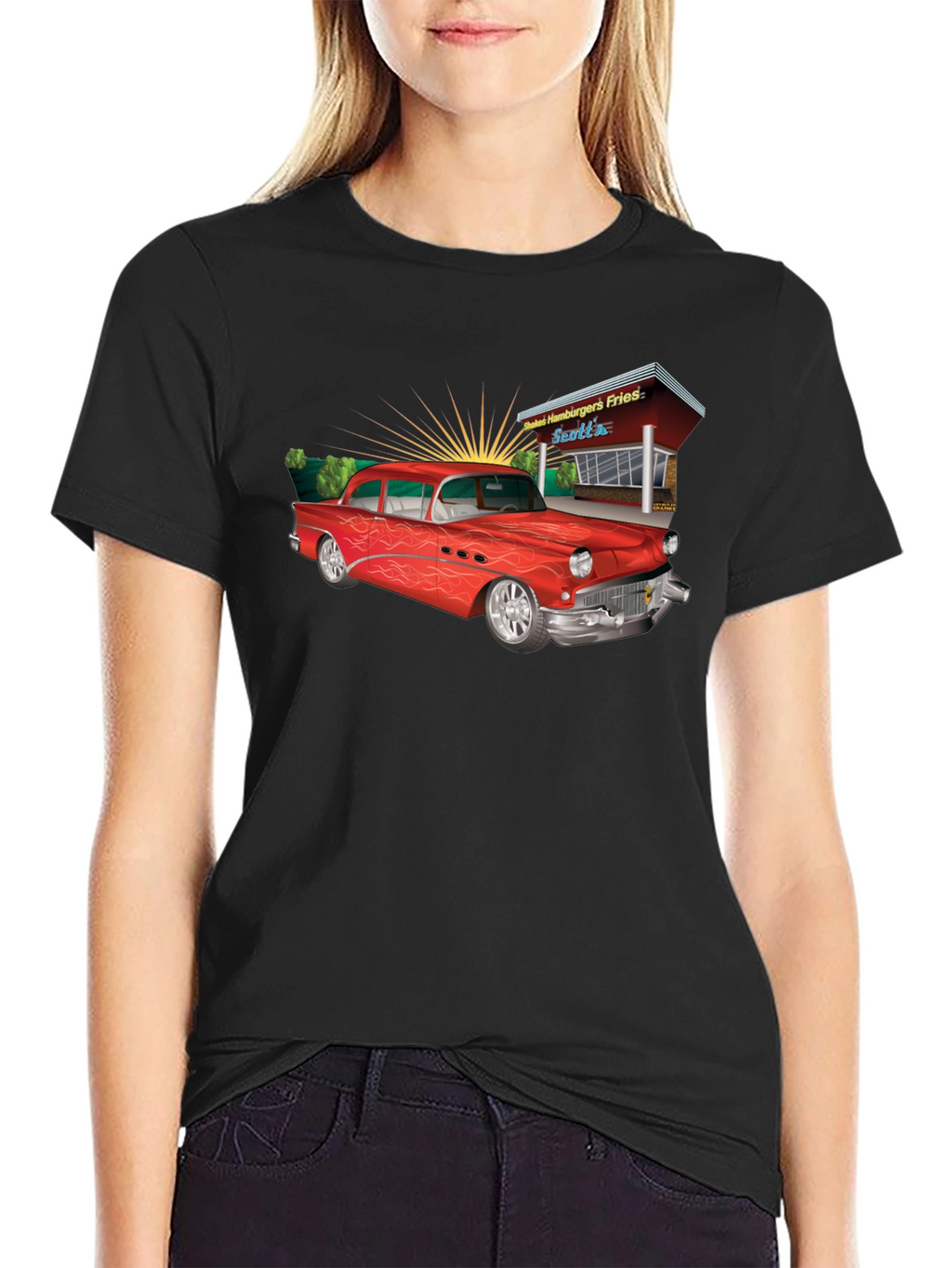 Classic Car T-Shirt - Retro Style
