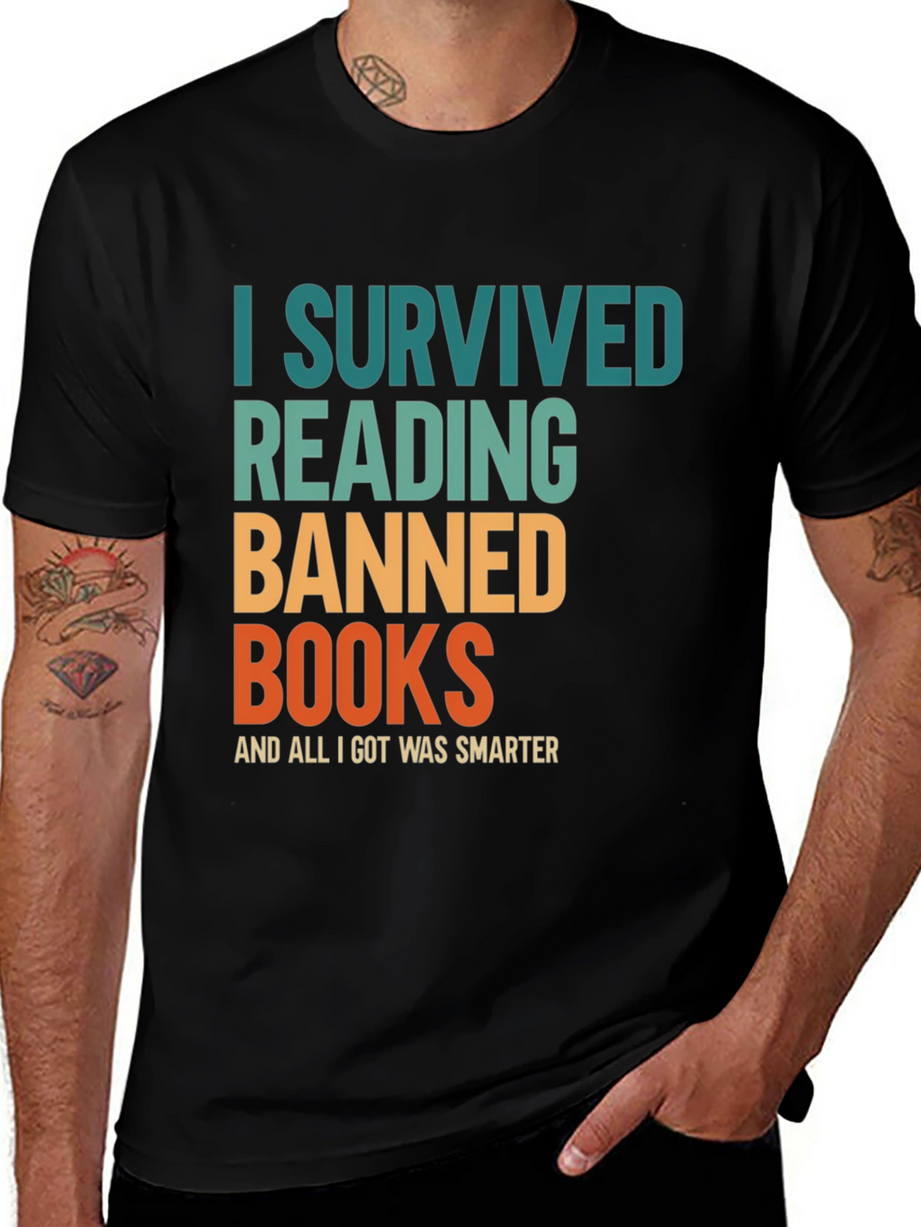 I Survived Reading Banned Books T-Shirt