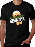 Gingerbread Grandma Black T-Shirt