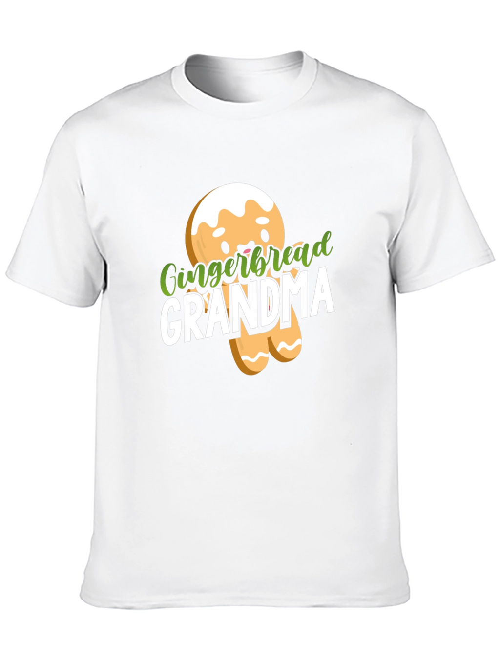 Gingerbread Grandma Black T-Shirt