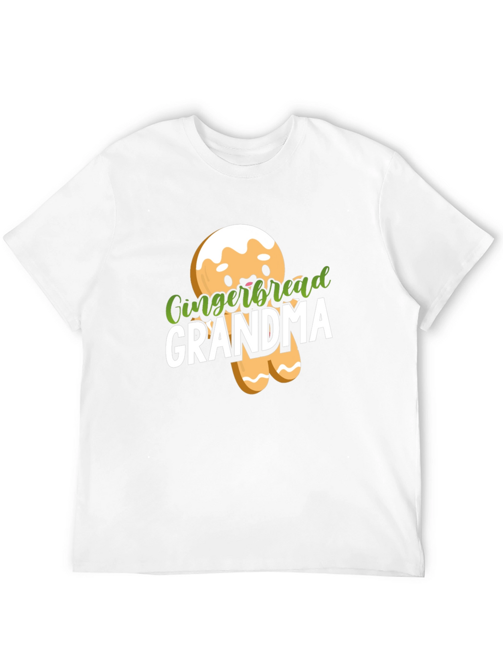 Gingerbread Grandma Black T-Shirt
