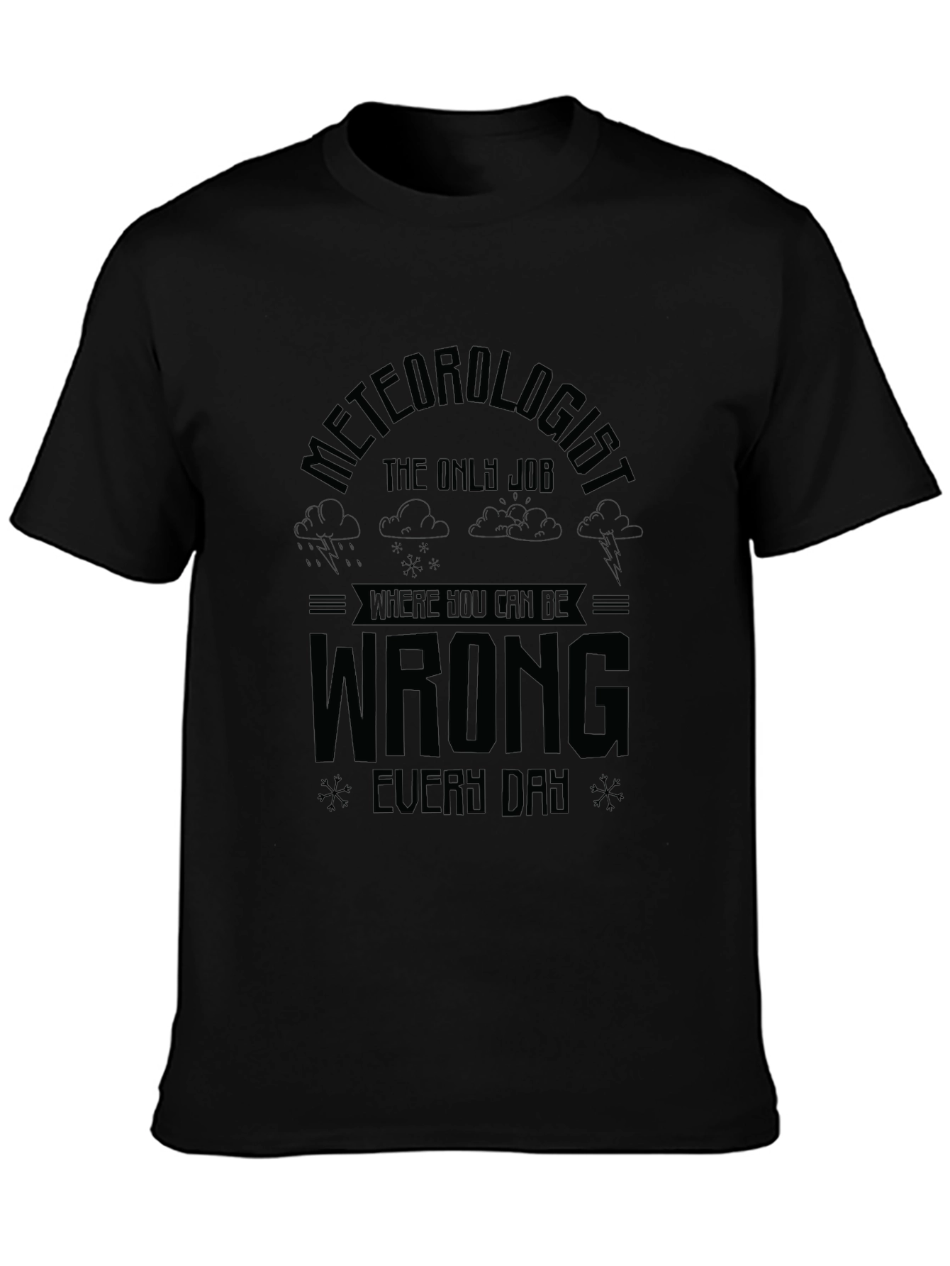 Meteorologist Job Humor Tee - Can Be Wrong Everyday T-Shirt