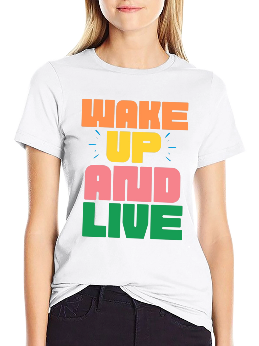 Wake Up and Live Graphic Tee