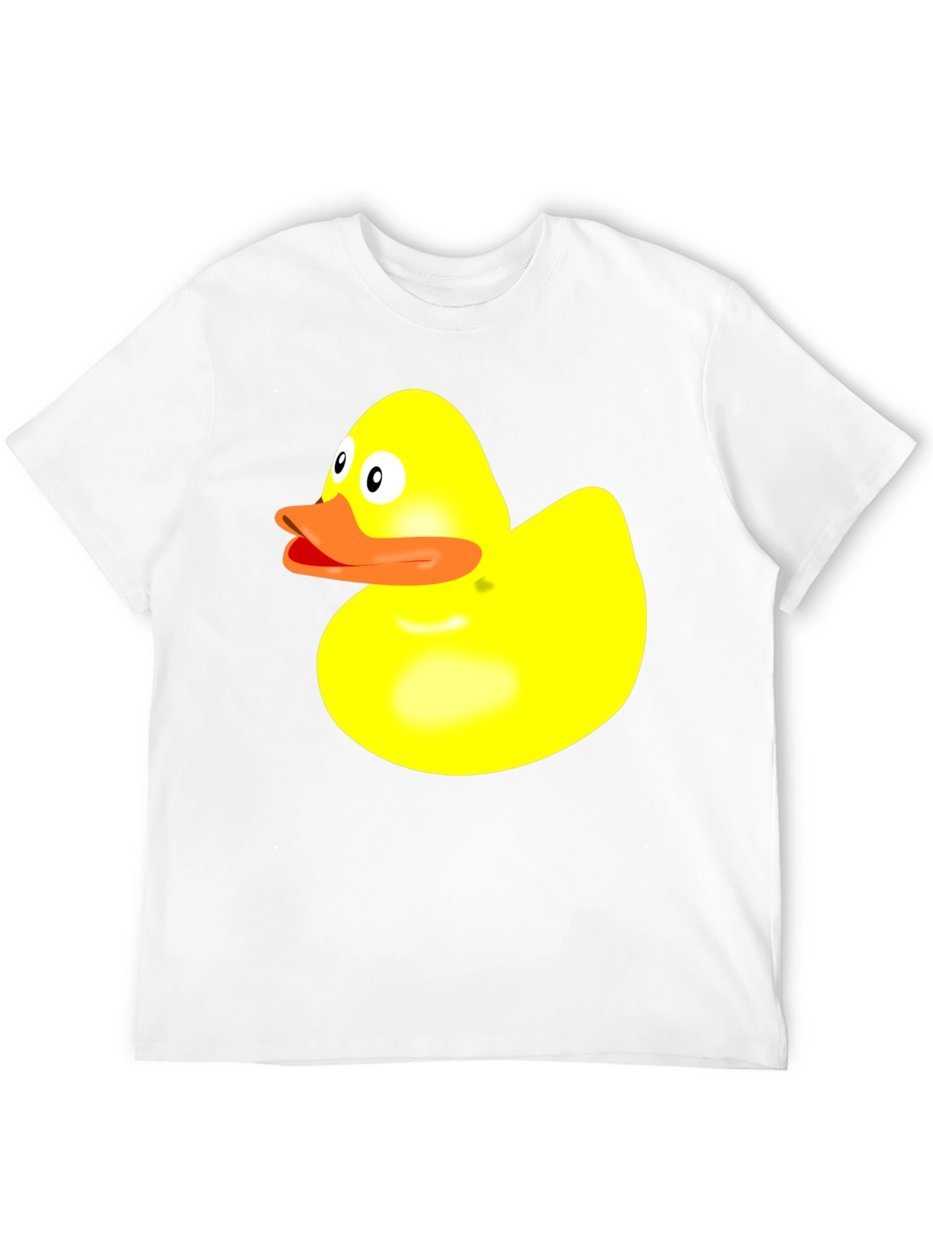 Duck Graphic Tee - Quirky Black Cotton T-Shirt