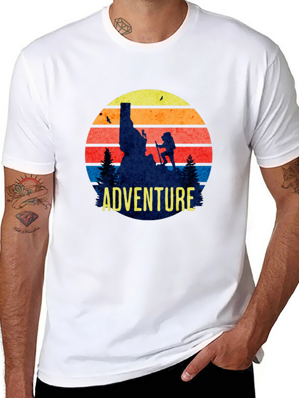 Adventure Awaits Graphic Tee - Outdoor Hiking T-Shirt