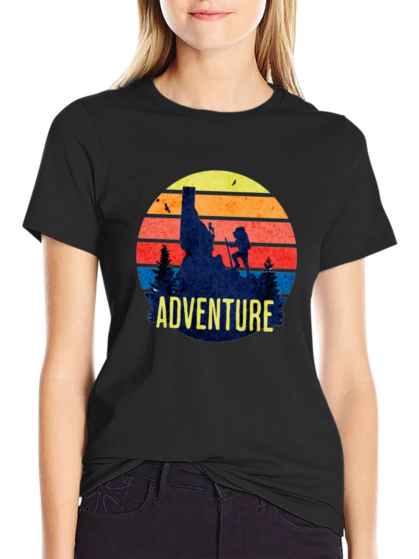 Adventure Awaits Graphic Tee - Outdoor Hiking T-Shirt