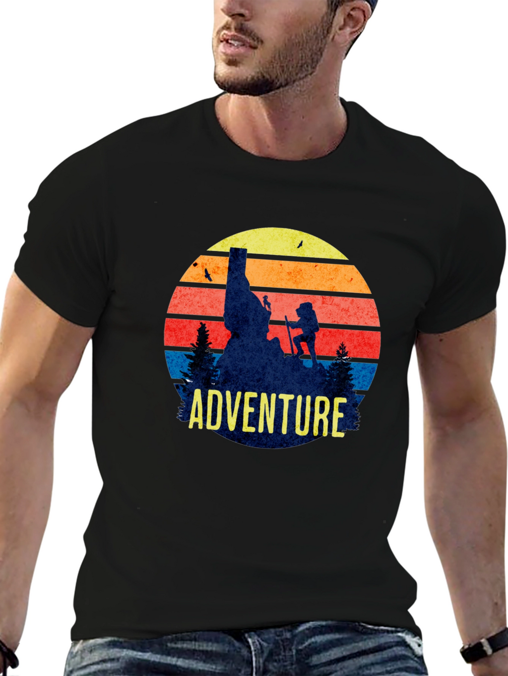 Adventure Awaits Graphic Tee - Outdoor Hiking T-Shirt