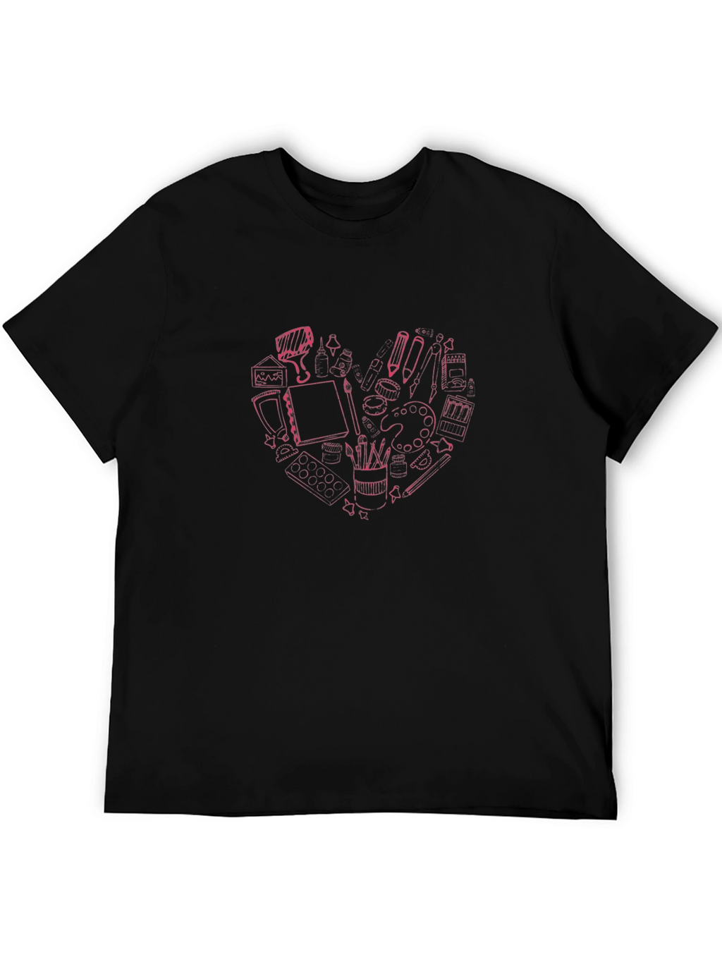Artists Heart Graphic Tee - Black