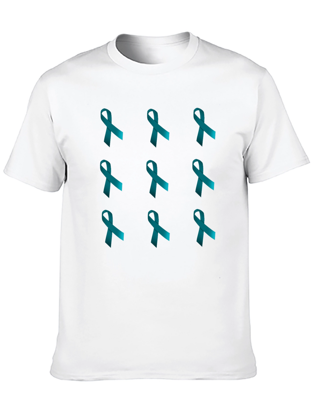 Teal Ribbon T-Shirt - Awareness & Support