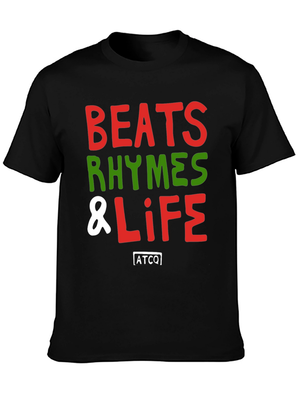 Beats Rhymes & Life Crew Neck T-Shirt