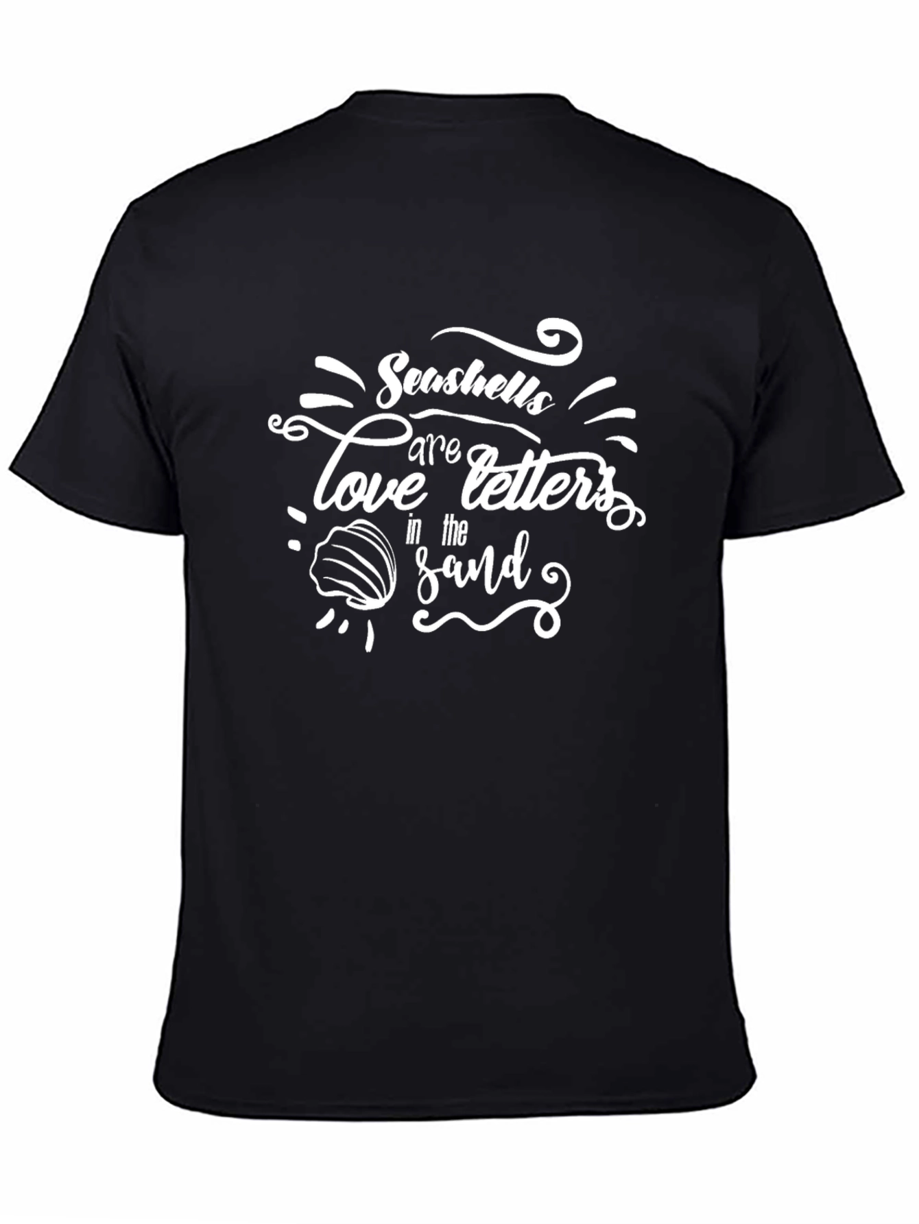 Seashells Love Letters in the Sand T-Shirt