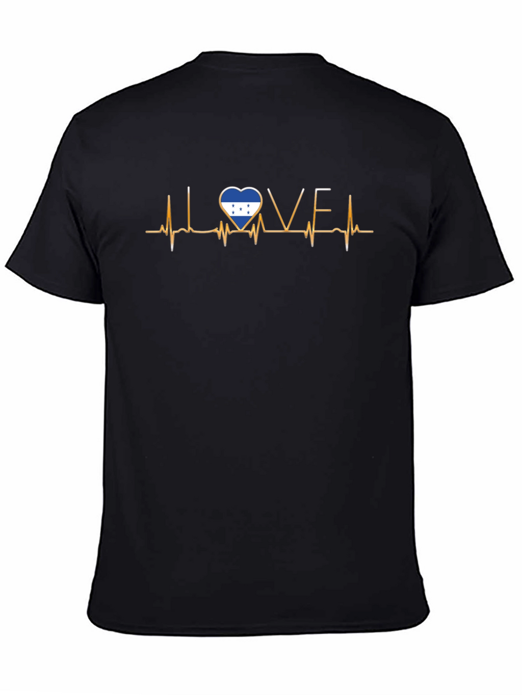 Honduras Flag Heartbeat Love T-Shirt