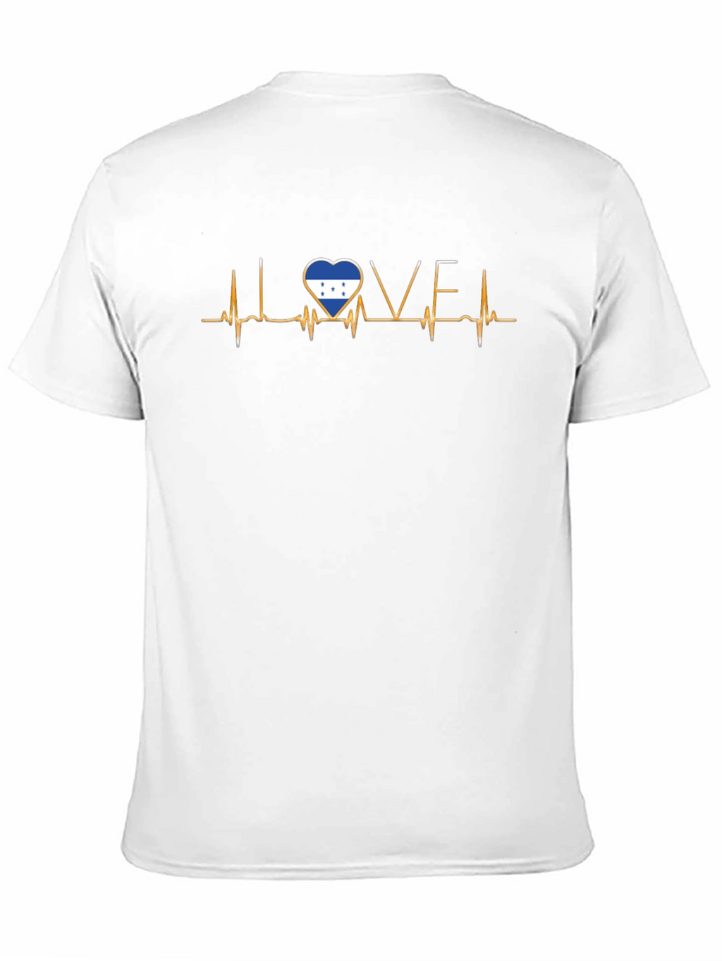 Honduras Flag Heartbeat Love T-Shirt