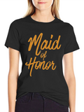 Maid of Honor T-Shirt - Wedding Party Tee