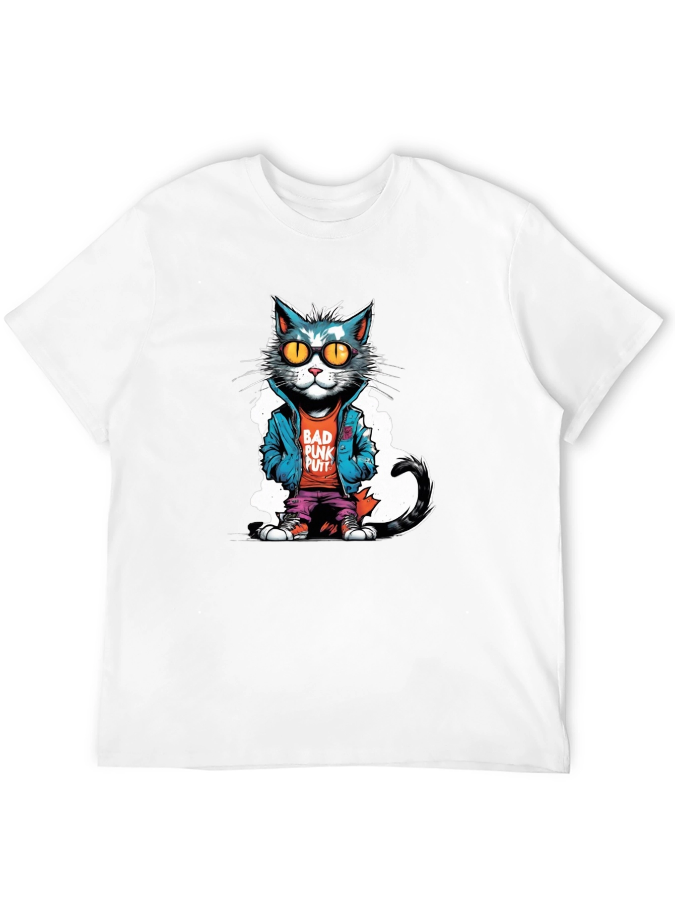 Bad Punk Putter Cat T-Shirt