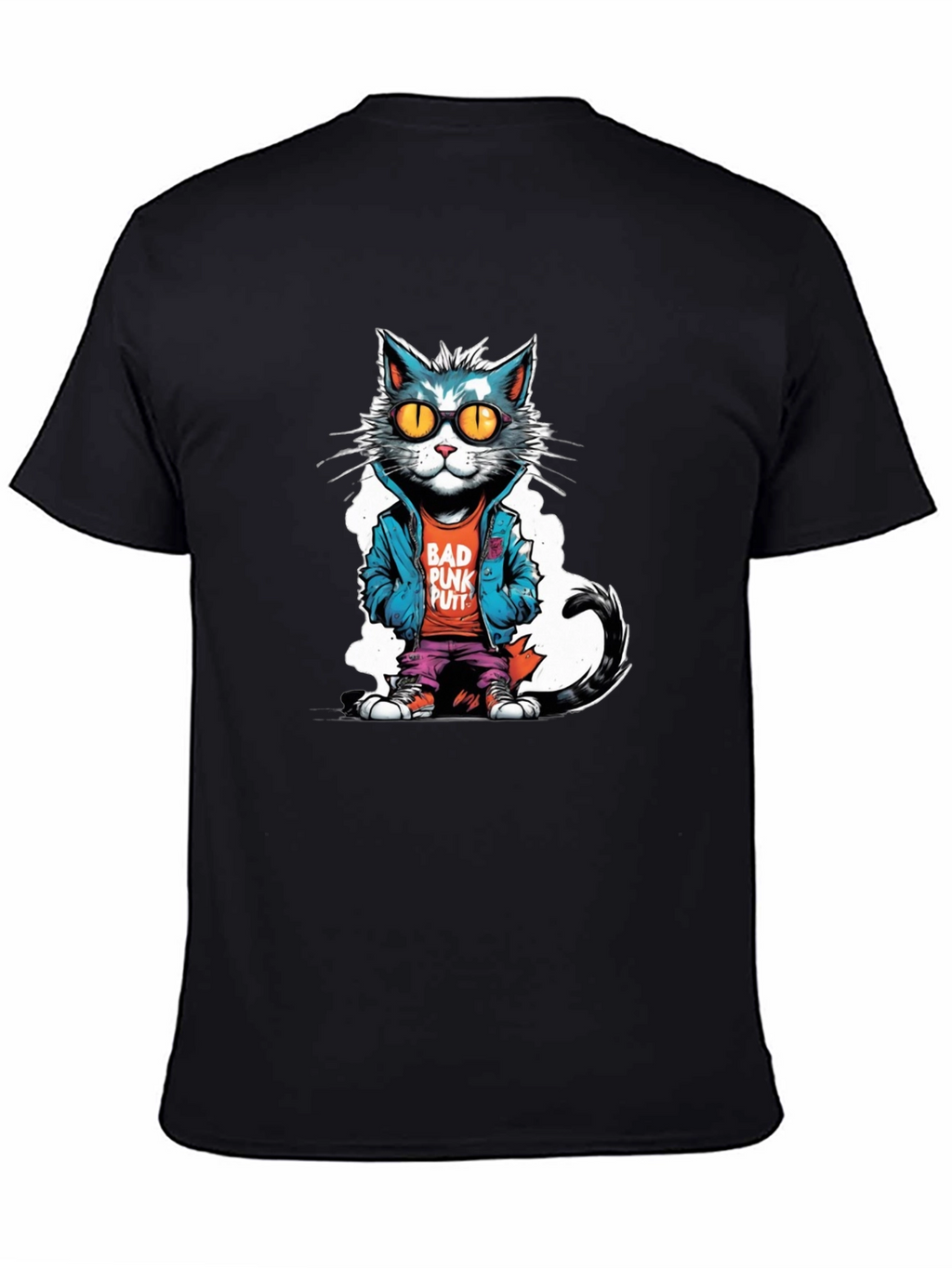 Bad Punk Putter Cat T-Shirt