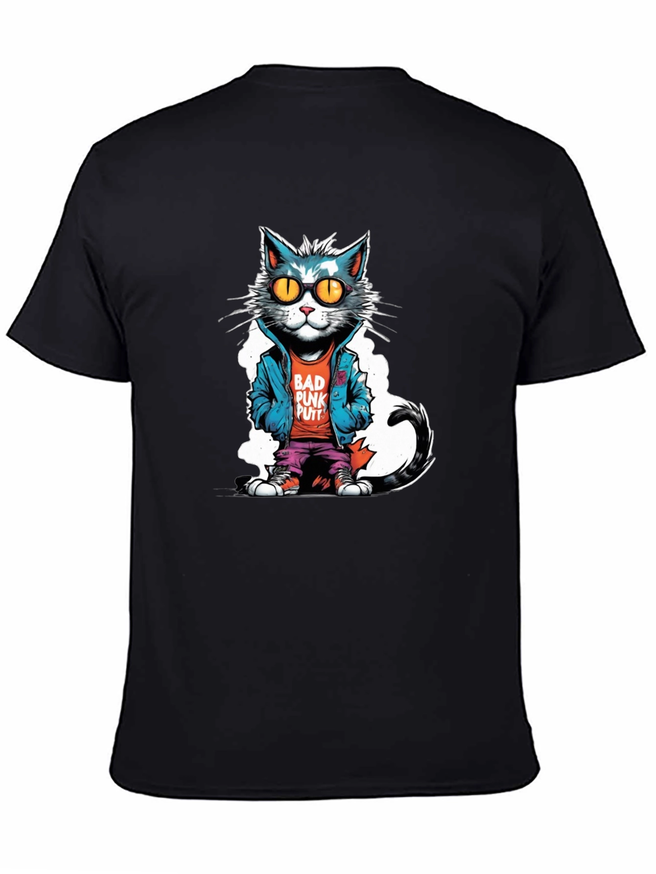 Bad Punk Putter Cat T-Shirt