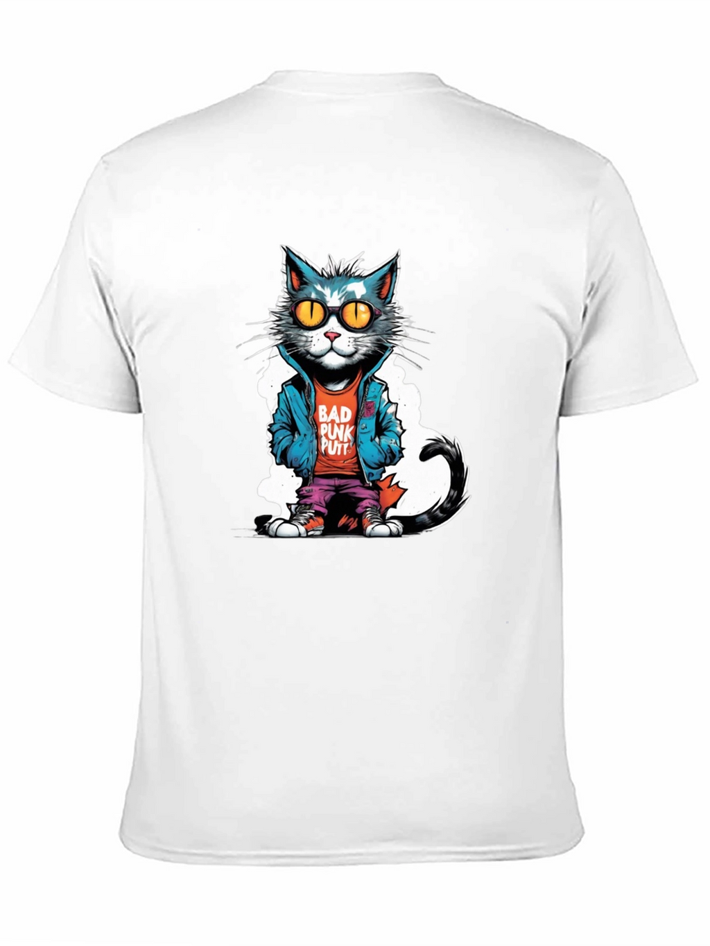 Bad Punk Putter Cat T-Shirt