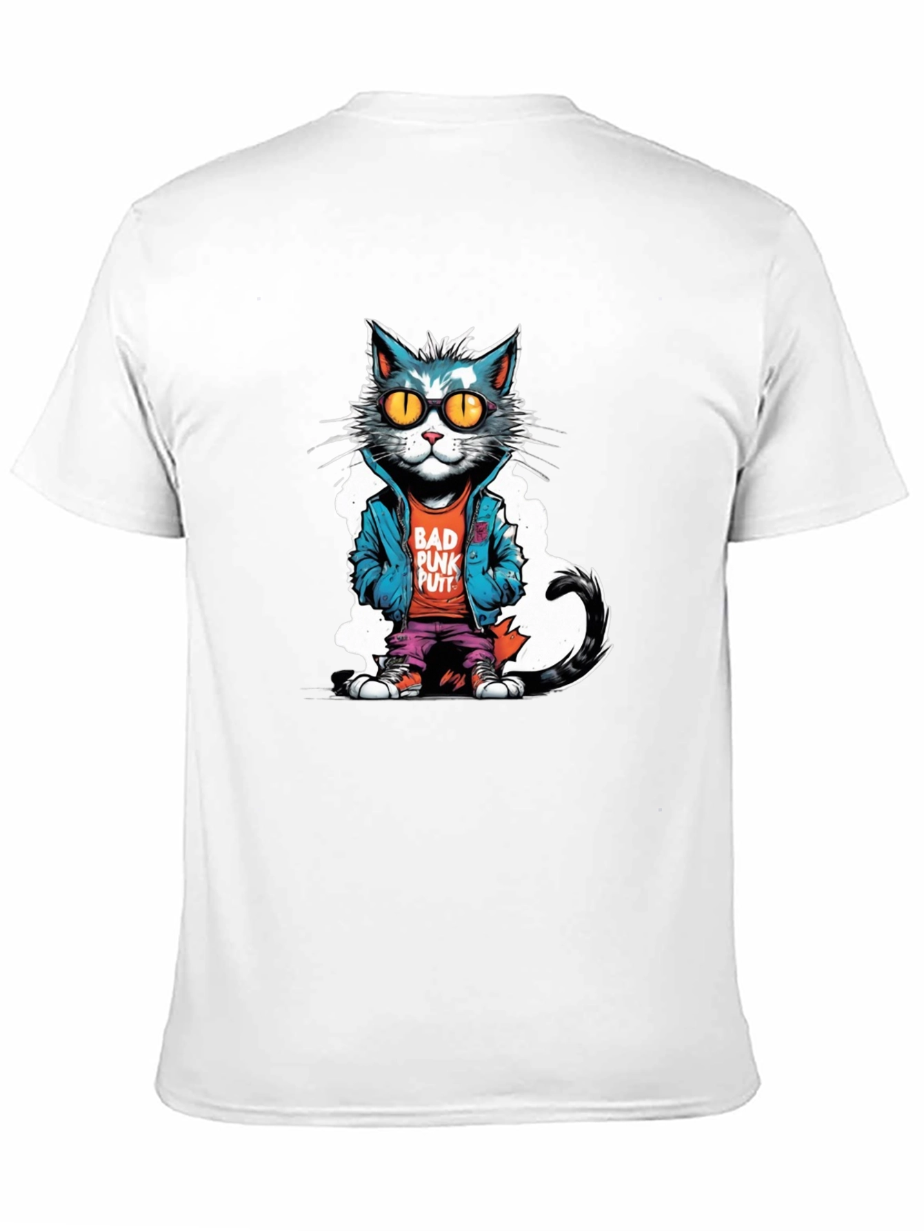 Bad Punk Putter Cat T-Shirt